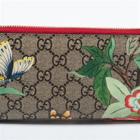 gucci tian gg supreme wallet|Gucci Tian GG Supreme Zip Wallet, Multi .